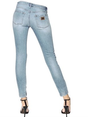 Dolce & Gabbana Stretch Washed Cotton Denim Jeans