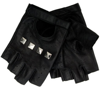 ASOS Studded Fingerless Leather Glove