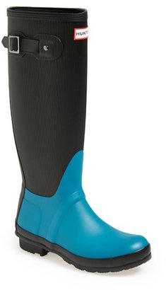 Hunter 'Original - Ribbed' Waterproof Rubber Boot (Women)