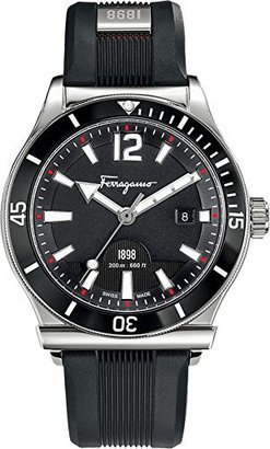 Ferragamo Salvatore Men's FF3100014 1898 SPORT Analog Display Quartz Black Watch