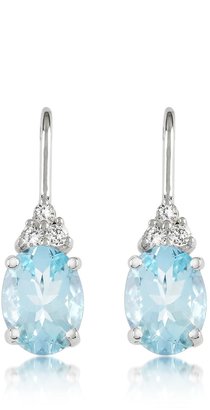 Incanto Royale Aquamarine and Diamond 18K Gold Earrings