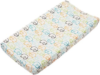 Zutano Elephants Velour Changing Pad Cover, 1-Pack