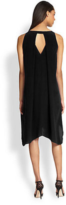 Eileen Fisher Silk Asymmetrical Dress