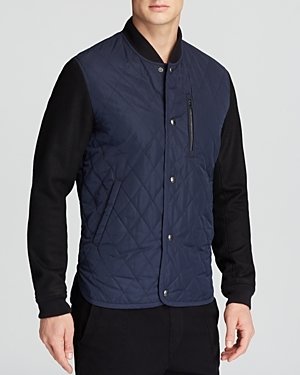 Vince Quilted Mixed Media Jacket - Bloomingdale's Exclusive