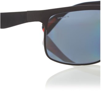Prada Linea Rossa Men`s polar grey rectangular sunglasses