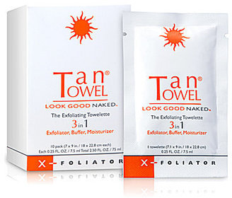 TanTowel X-Foliator Towelettes  10-Pack