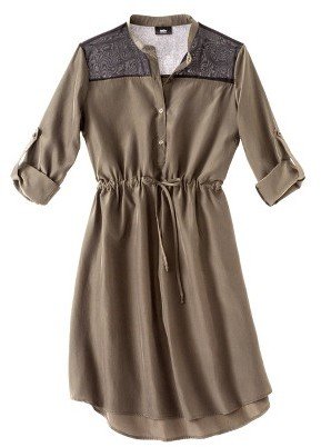 Mossimo Women's 3/4 Sleeve Shirt Dress - Assorted Colors