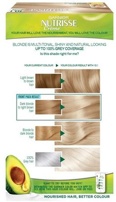 Garnier Nutrisse Permanent Hair Dye Ice Blonde 10.1
