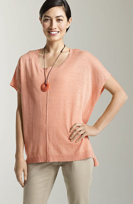 J. Jill Easy linen-blend pullover