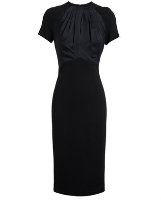Jason Wu Ruched Neck Fitted Dress