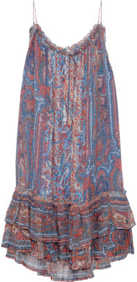 Isabel Marant Vally paisley-print silk-voile dress
