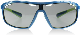Nike Road Machine Sunglasses Military Blue and Venom Green 493