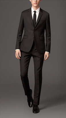 Burberry Slim Fit Travel Tailoring Wool Pinstripe Suit