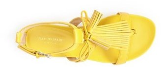 Isaac Mizrahi New York 'Primp' Leather Fringe Sandal (Women)