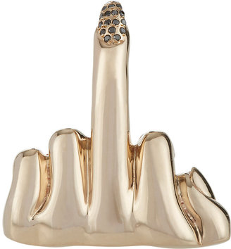 Wendy Nichol Women's Bronze Large Middle Finger Ring