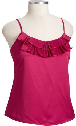Old Navy Women's Plus Ruffled Charmeuse Camis