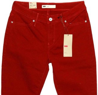 Levi's 535 Juniors Henna Legging Jeans Red #0050 455