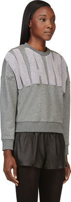 3.1 Phillip Lim Grey 'Name Drop' Sweater