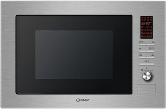 Indesit MWI2221X 60cm Built-in Microwave Oven with Grill - Stainless Steel
