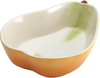 Paula Deen Pear-Shaped Orchard Harvest Serving Bowl
