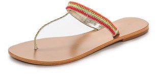 Yumi Star Lovi Beaded Thong Sandals