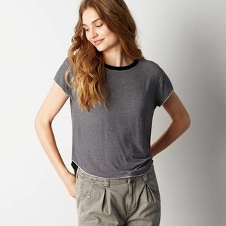 American Eagle Cropped Cap Sleeve T-Shirt