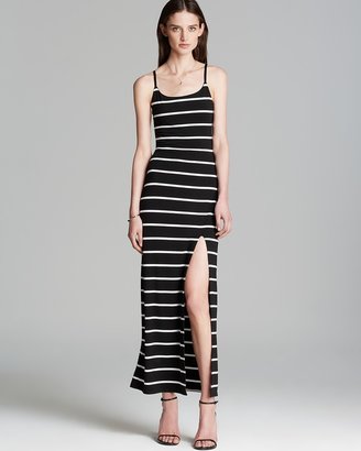 Aqua Dress - Two Way Stripe Maxi