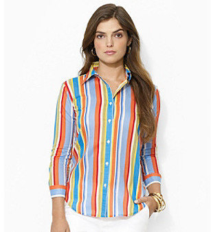 Lauren Ralph Lauren Multi-Striped Shirt