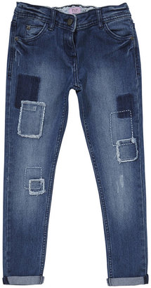F&F Patchwork Skinny Fit Jeans