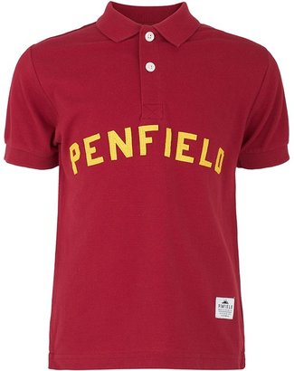 Penfield Red Logo Applique Polo