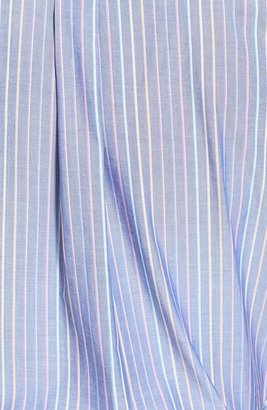 Cutter & Buck 'Parkdale' Classic Fit Short Sleeve Stripe Sport Shirt (Big & Tall)