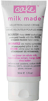 Ulta Cake Beauty Online Only FREE Travel Size Milk Made Velveteen Hand Creme 1.0 oz. w/any $10 Cake Beauty purchase