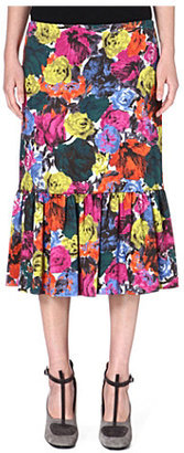 Dries Van Noten Sandrina floral-print skirt