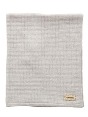 Cashmere Crib Blanket With Appliqué