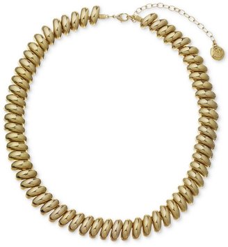 Jones New York Necklace, Gold-Tone High-Shine Collar Necklace