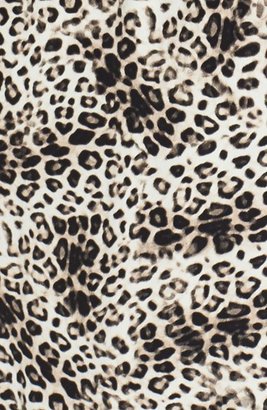 Vince Camuto Leopard Print Drawstring Shirtdress