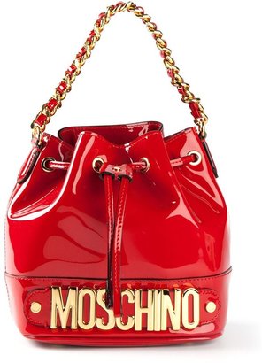 Moschino drawstring duffel bag