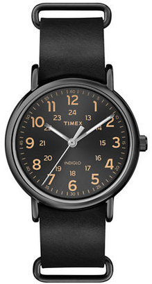 Timex Mens Weekender Black Watch