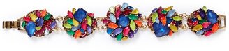 Erickson Beamon 'Splash' crystal flower bracelet