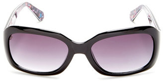 Kenneth Cole Reaction Women's Black Plastic Sunglasses