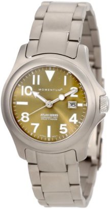 Momentum Women's 1M-SP01G0 Atlas Green Dial Titanium Bracelet Watch
