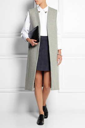 Topshop Sleeveless wool-blend coat