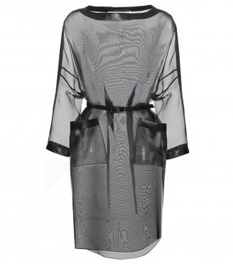 Valentino Poncho-style Silk Dress