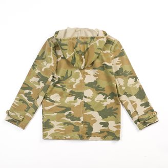 A.P.C. Parka With A Camouflage Print
