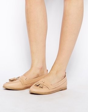 ASOS METEOROID Flat Shoes - Blush