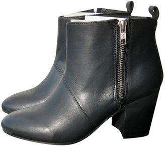 Maje Black Leather Boots Fr37