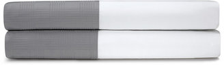 Ralph Lauren Home Glen Plaid Flat Sheet - Silver - Double