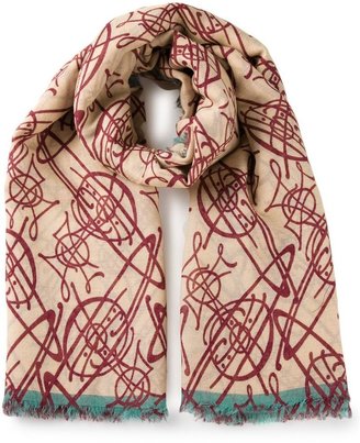 Vivienne Westwood 'Graffiti Orbs' scarf