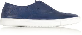 Fratelli Rossetti Blue Leather Sneakers