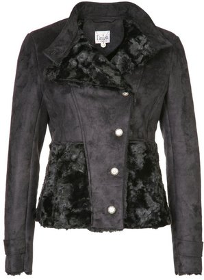 Patrizia Pepe Faux leather jacket black